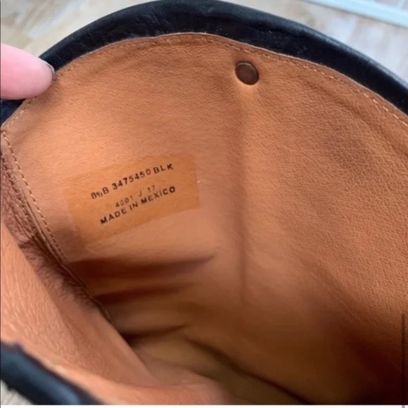 Frye Black Melissa Button Stud Boots - Picture 6 of 7